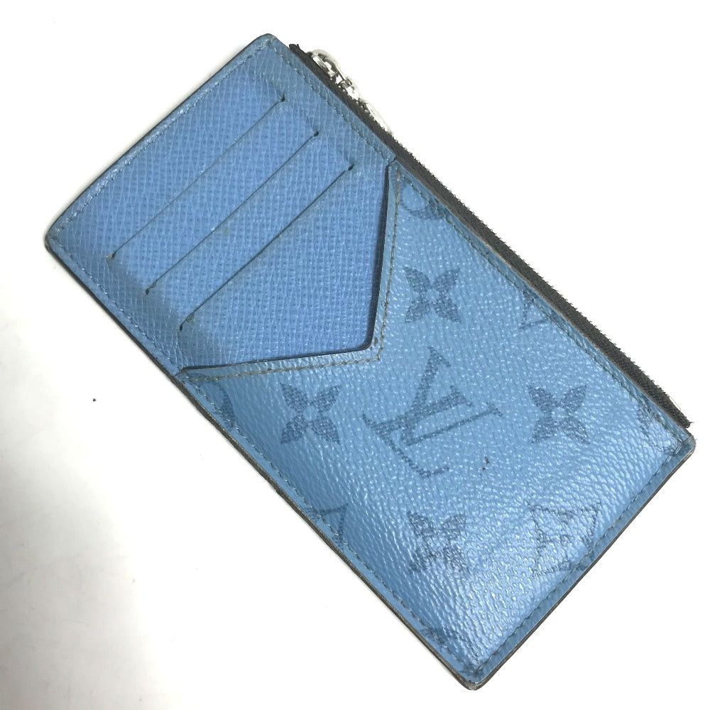 Louis Vuitton Louis Vuitton M30785 Tigers Llama Coin Card Holder Wallet Change Purse Fragment Case Monogram Canvas Men Denim Blue Size ONE SIZE - 2 Thumbnail