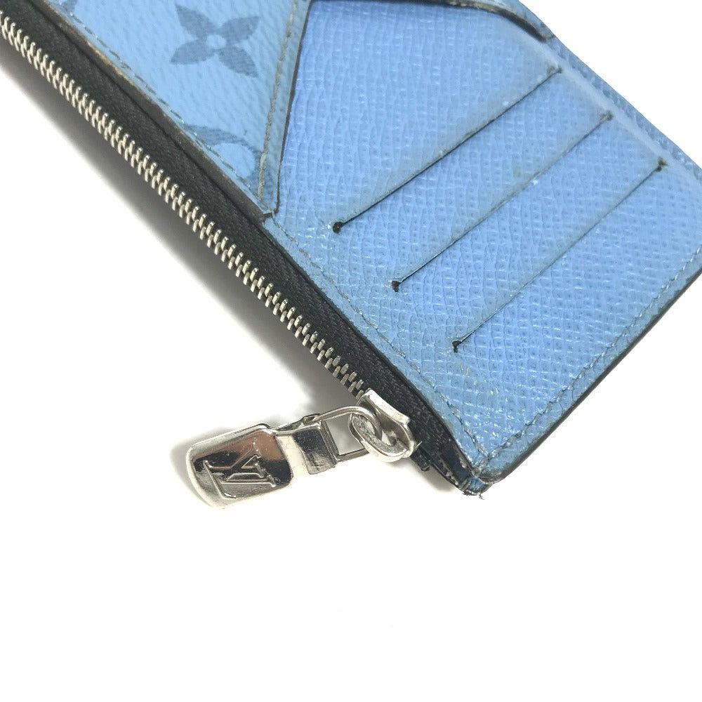 Louis Vuitton Louis Vuitton M30785 Tigers Llama Coin Card Holder Wallet Change Purse Fragment Case Monogram Canvas Men Denim Blue Size ONE SIZE - 5 Thumbnail