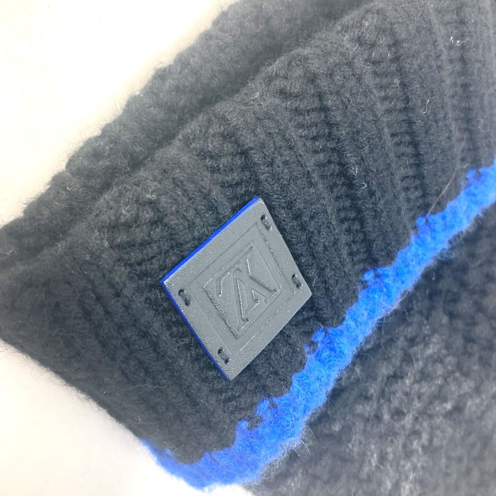 Louis Vuitton Louis Vuitton M71046 Damier Boneh Helsinki Beanie Chapeau Knitted Hat Knit Cap Cashmere Unisex Black Size ONE SIZE - 3 Thumbnail