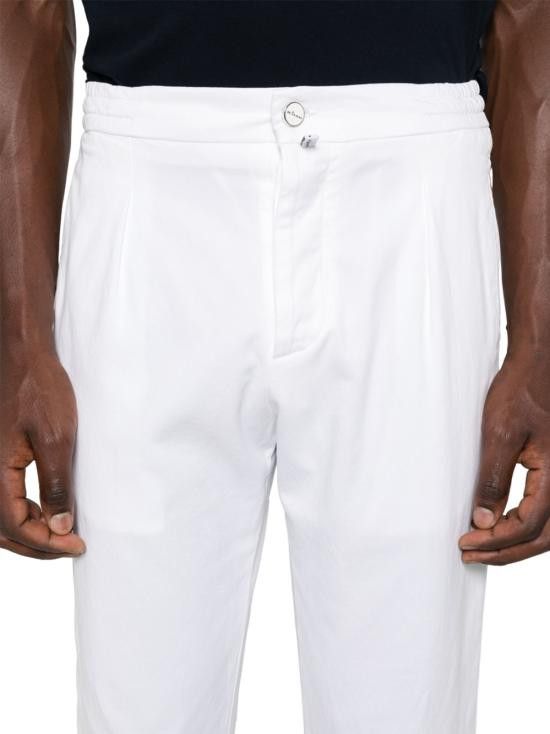 Kiton KITON Men Straight Pants UP1LACK0108F10005 WHITE Size US 32 / EU 48 - 5 Thumbnail