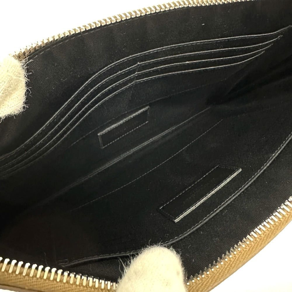 Saint Laurent Paris Saint Laurent Paris 397294 Ysl Logo Pouch Briefcase Clutch Bag Leather Men Size ONE SIZE - 9 Thumbnail