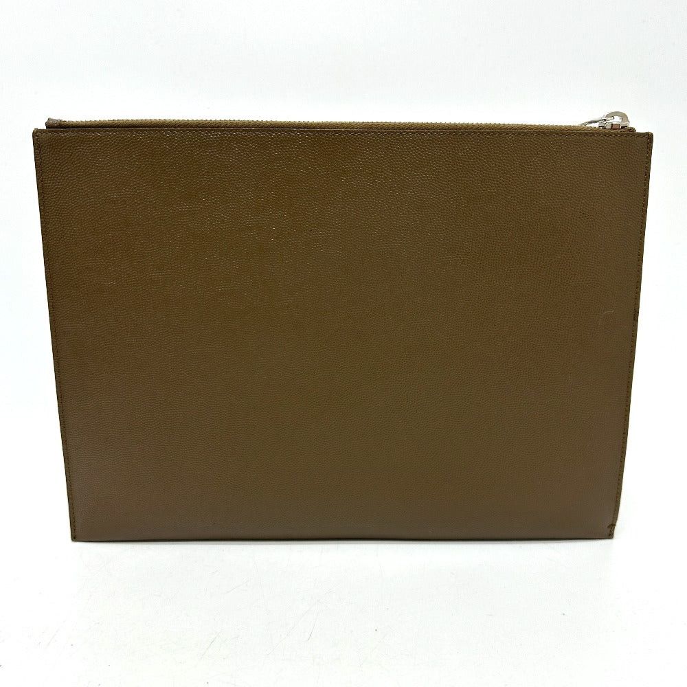 Saint Laurent Paris Saint Laurent Paris 397294 Ysl Logo Pouch Briefcase Clutch Bag Leather Men Size ONE SIZE - 2 Thumbnail