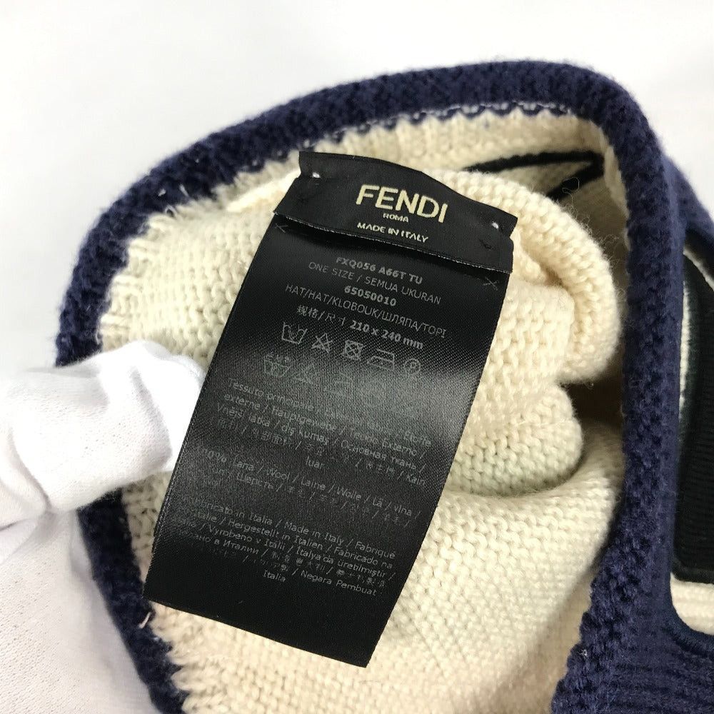 Fendi Fendi Fxq056 Monster Bugs. Beanie Chapeau Knitted Hat Knit Cap Wool Men Size ONE SIZE - 6 Thumbnail