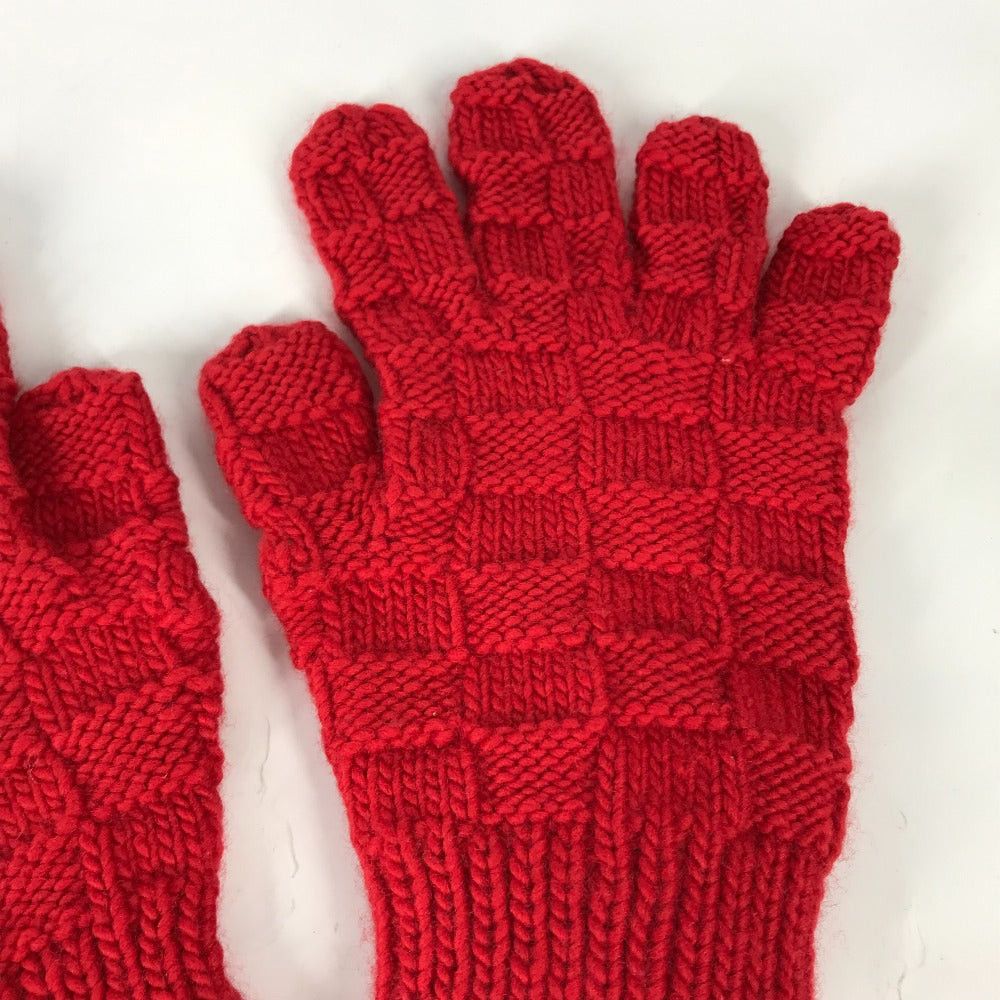 Bottega Veneta Bottega Veneta 653576 Leather-Weaving Technique Glove Wool Men Size ONE SIZE - 3 Thumbnail