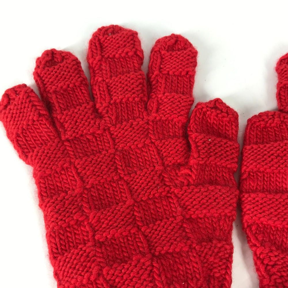 Bottega Veneta Bottega Veneta 653576 Leather-Weaving Technique Glove Wool Men Size ONE SIZE - 6 Thumbnail