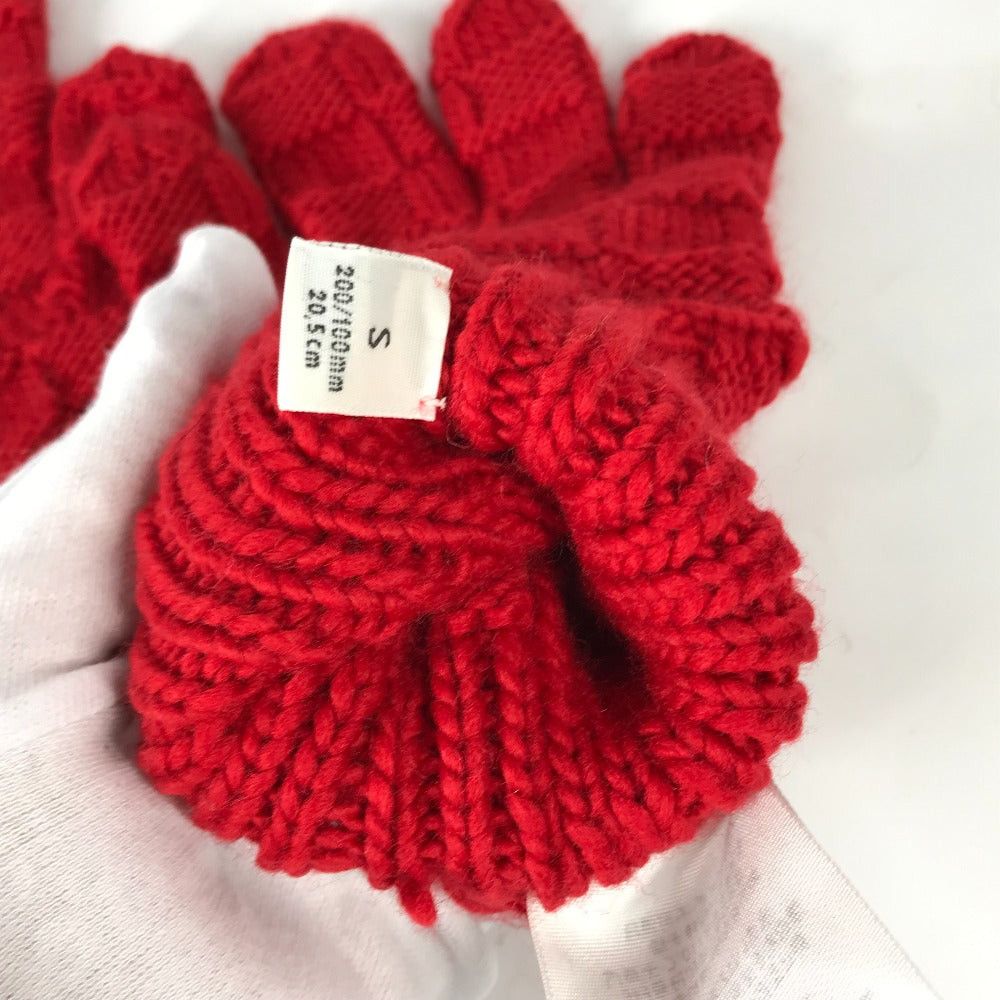 Bottega Veneta Bottega Veneta 653576 Leather-Weaving Technique Glove Wool Men Size ONE SIZE - 7 Thumbnail