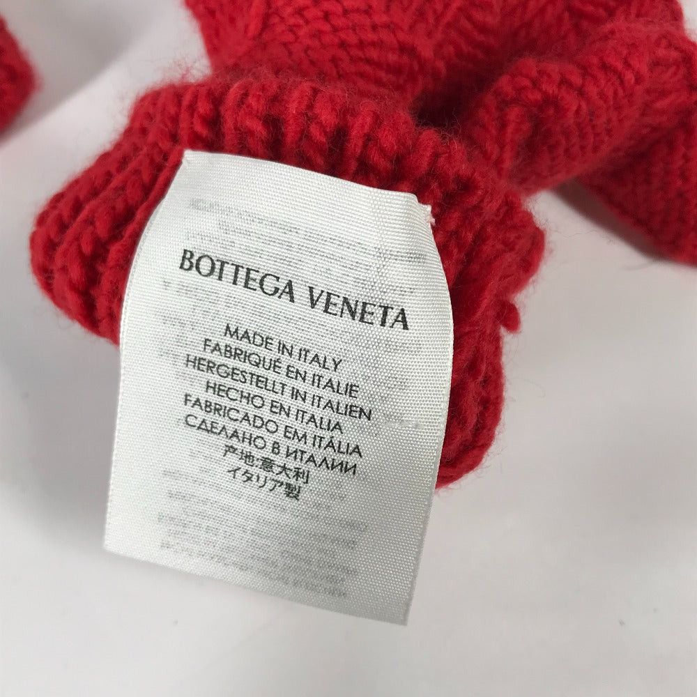 Bottega Veneta Bottega Veneta 653576 Leather-Weaving Technique Glove Wool Men Size ONE SIZE - 9 Thumbnail