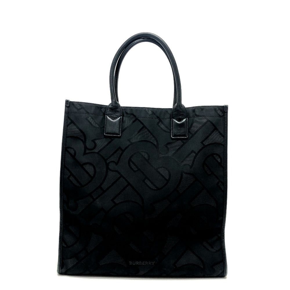 Burberry Burberry 8043691 Bt Logo Handbag Tote Bag Nylon/Leather Men Black Size ONE SIZE - 2 Thumbnail