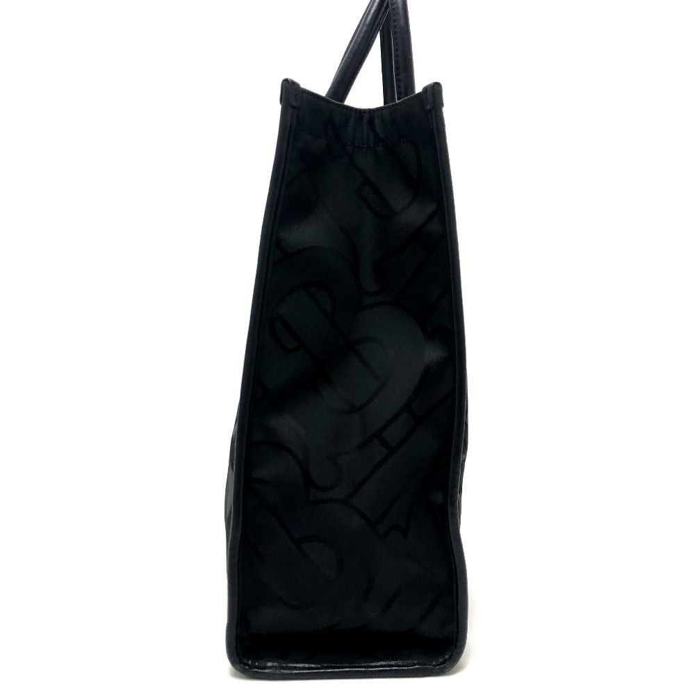 Burberry Burberry 8043691 Bt Logo Handbag Tote Bag Nylon/Leather Men Black Size ONE SIZE - 3 Thumbnail
