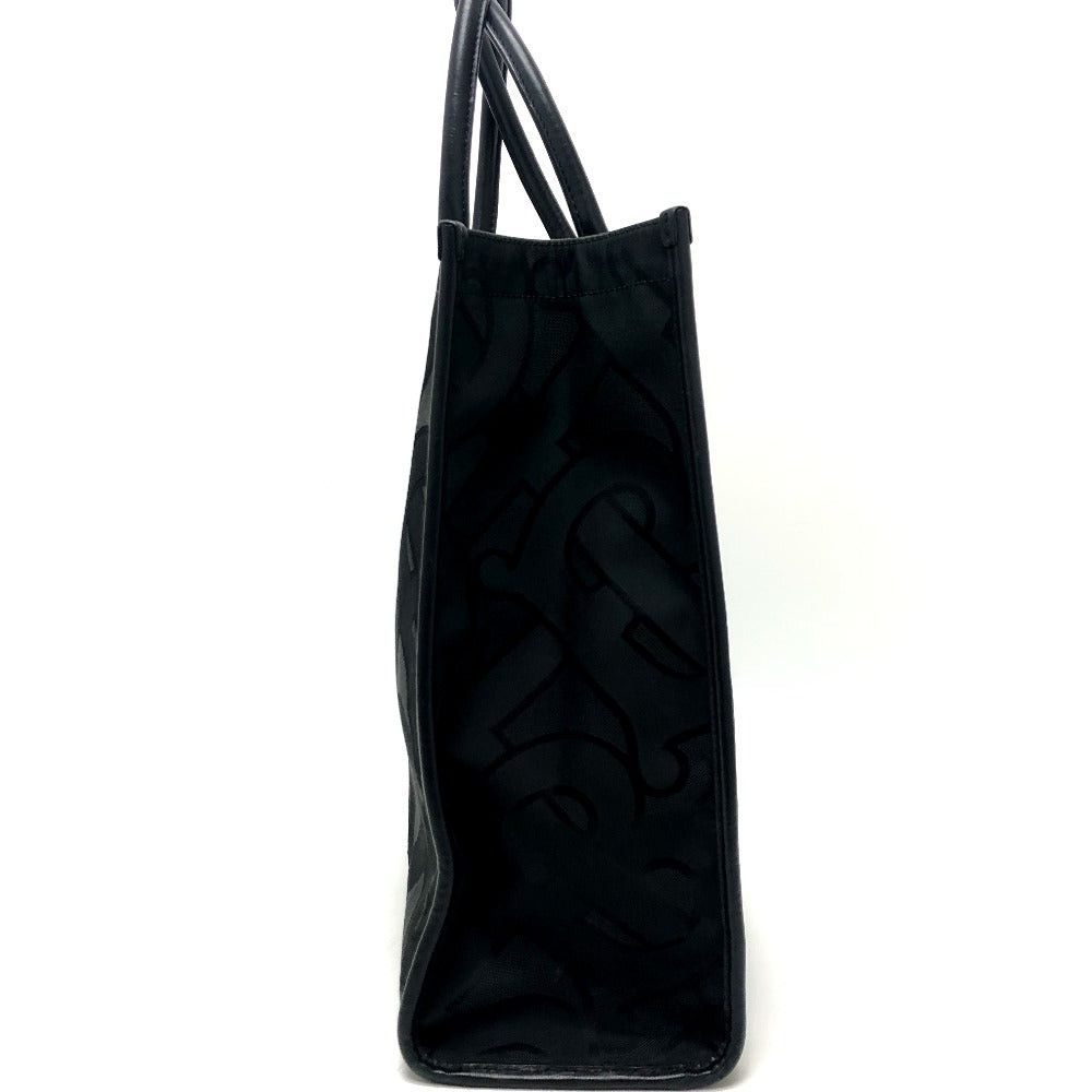 Burberry Burberry 8043691 Bt Logo Handbag Tote Bag Nylon/Leather Men Black Size ONE SIZE - 4 Thumbnail