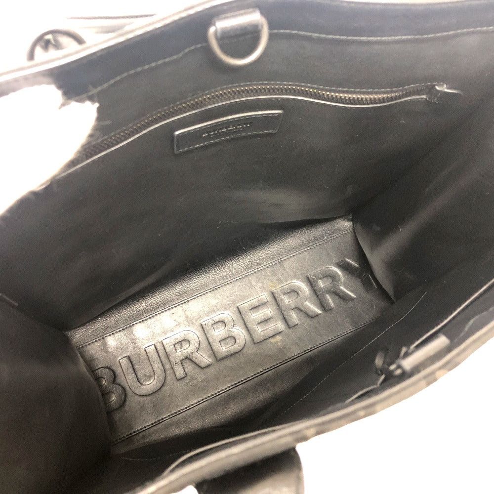 Burberry Burberry 8043691 Bt Logo Handbag Tote Bag Nylon/Leather Men Black Size ONE SIZE - 15 Thumbnail