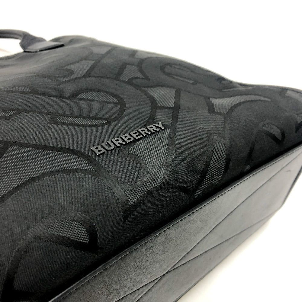 Burberry Burberry 8043691 Bt Logo Handbag Tote Bag Nylon/Leather Men Black Size ONE SIZE - 9 Thumbnail