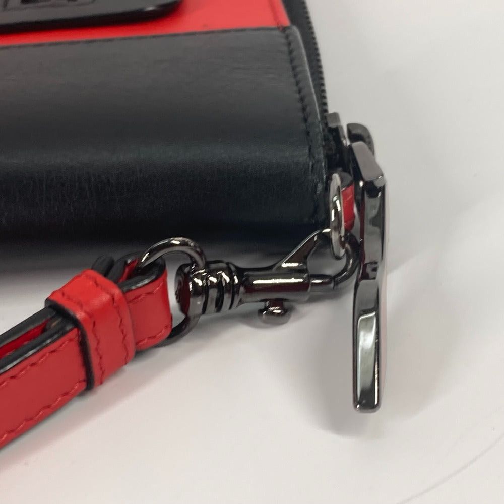 Christian Louboutin Christian Louboutin Bicolor Briefcase Pouch Logo With Straps Clutch Bag Leather Men Size ONE SIZE - 10 Thumbnail