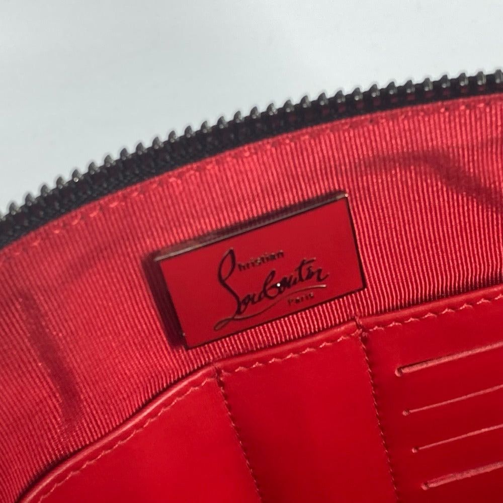 Christian Louboutin Christian Louboutin Bicolor Briefcase Pouch Logo With Straps Clutch Bag Leather Men Size ONE SIZE - 13 Thumbnail
