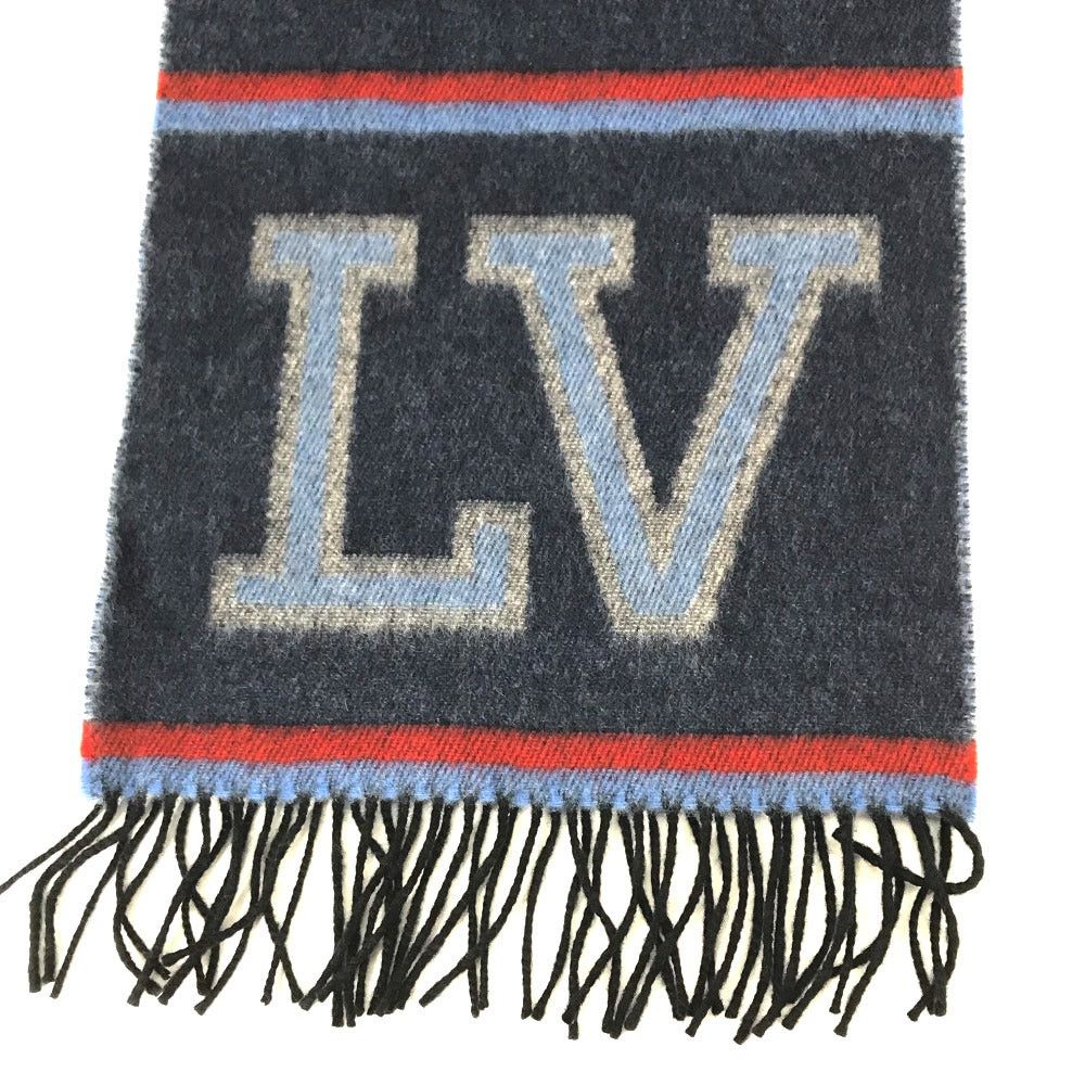 Louis Vuitton Louis Vuitton M71657 Lv Logo Shallp Athletics Fringe Scarf Wool/Cashmere Men Size ONE SIZE - 6 Thumbnail