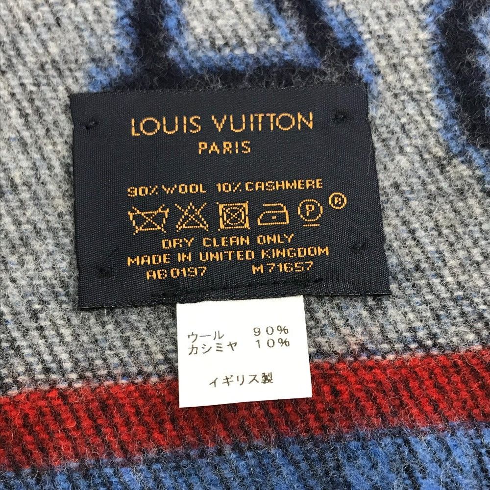 Louis Vuitton Louis Vuitton M71657 Lv Logo Shallp Athletics Fringe Scarf Wool/Cashmere Men Size ONE SIZE - 9 Thumbnail