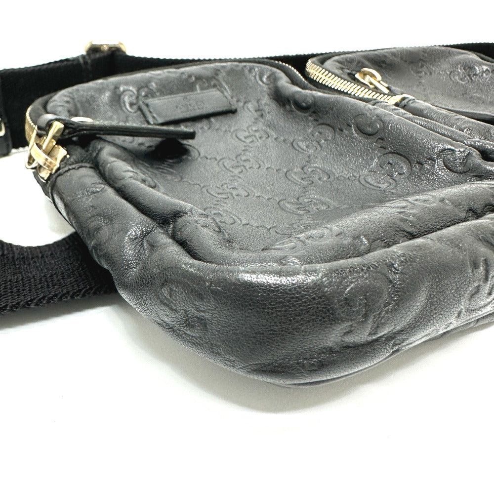 Gucci Gucci 246417 Guccissima Gg Pattern Hip Bag Waist Body Briefcase Leather Men Size ONE SIZE - 4 Thumbnail