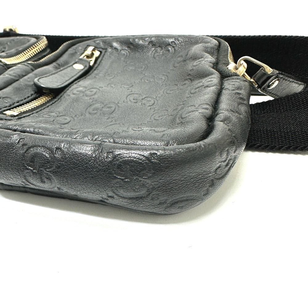 Gucci Gucci 246417 Guccissima Gg Pattern Hip Bag Waist Body Briefcase Leather Men Size ONE SIZE - 3 Thumbnail