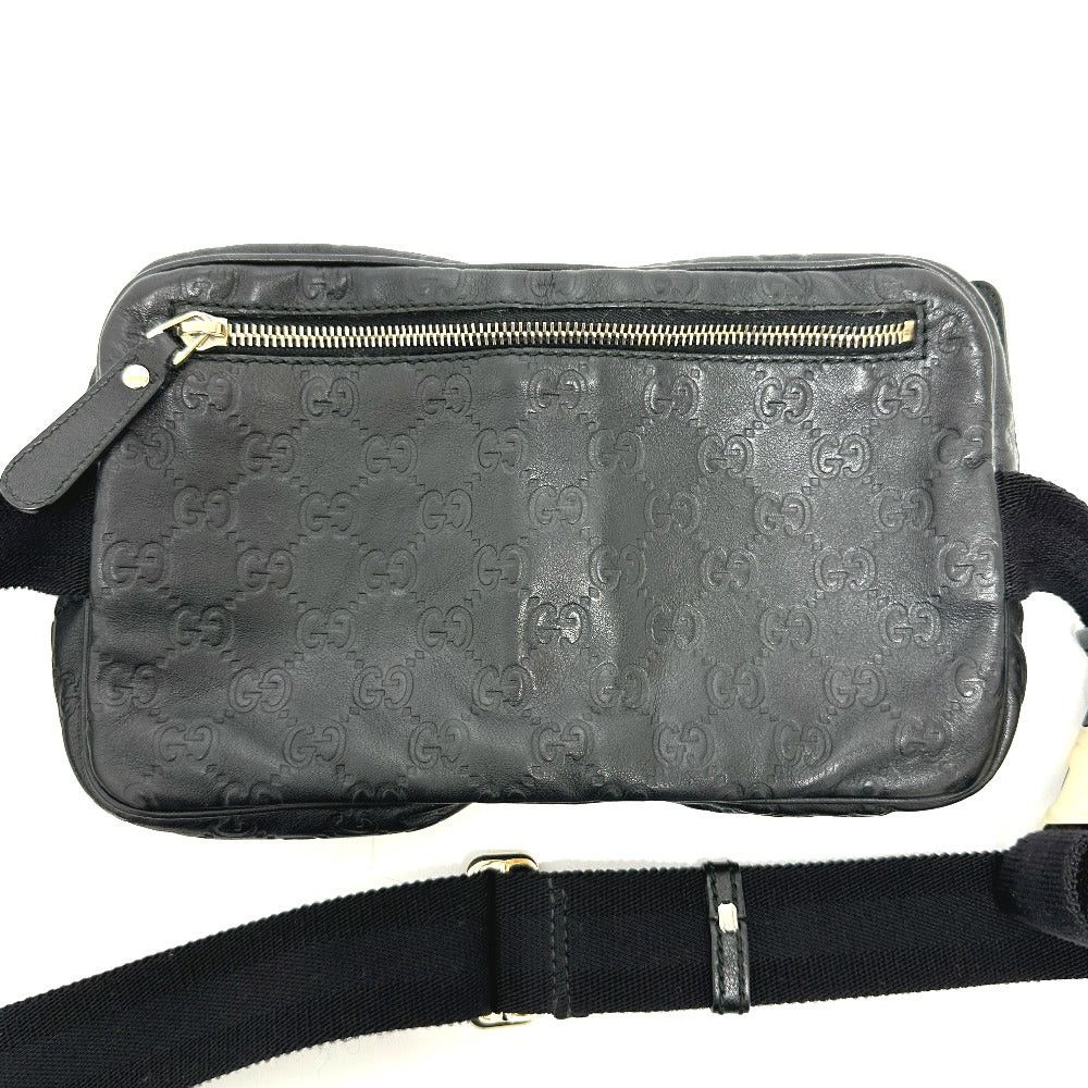 Gucci Gucci 246417 Guccissima Gg Pattern Hip Bag Waist Body Briefcase Leather Men Size ONE SIZE - 2 Thumbnail