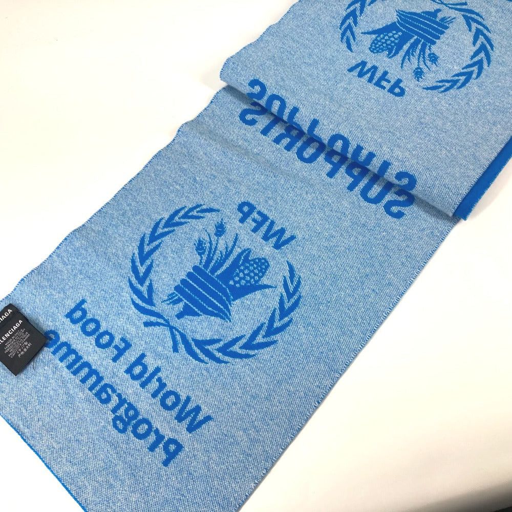 Balenciaga Balenciaga Wfp Logo Scarf Wool Men Size ONE SIZE - 8 Thumbnail
