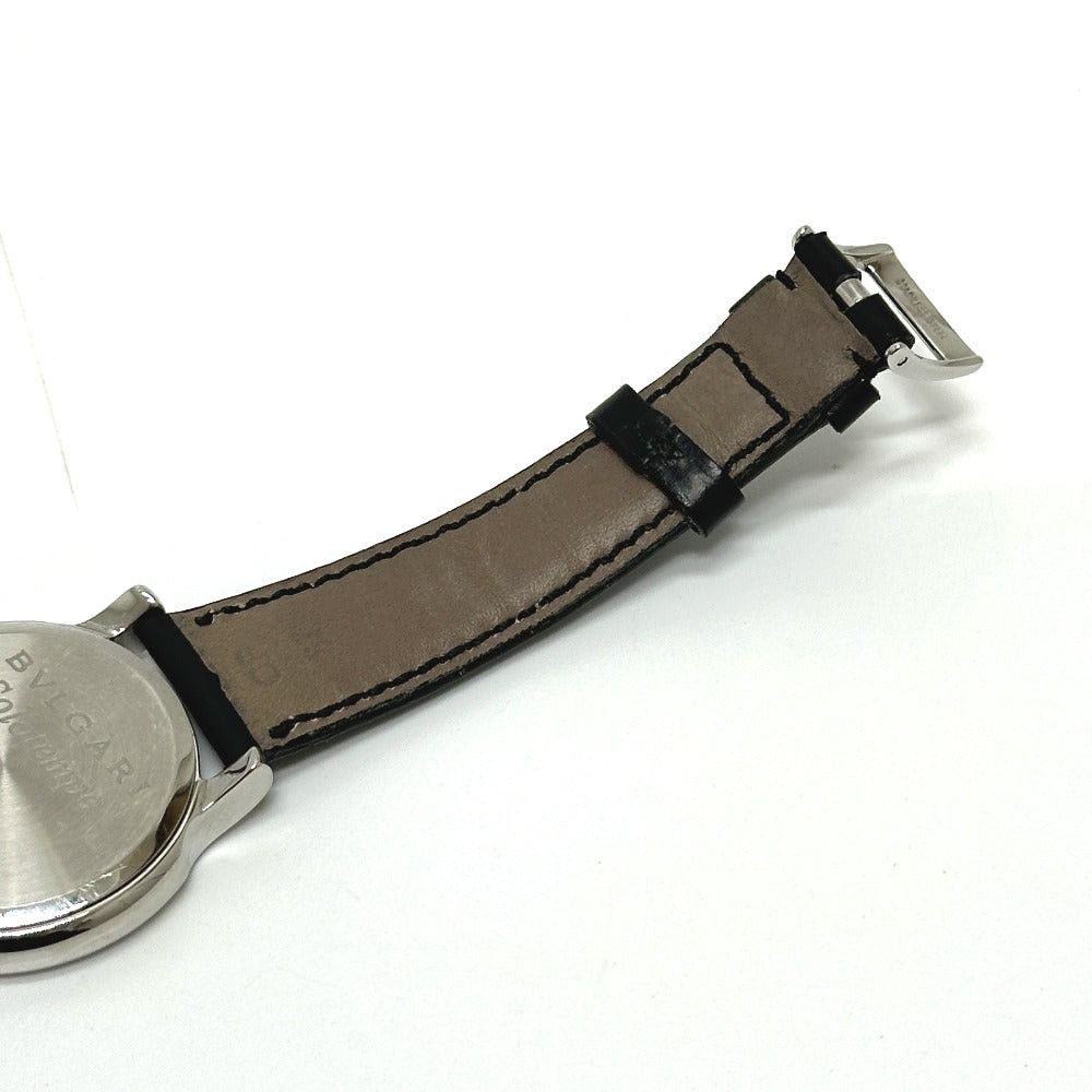 Bvlgari Bvlgari St35S Solo Tempo Quartz Date Wristwatch Ss Men Size ONE SIZE - 6 Thumbnail