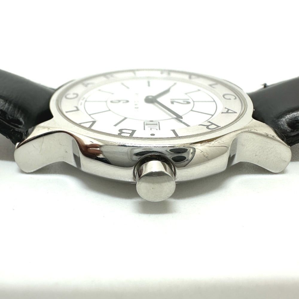 Bvlgari Bvlgari St35S Solo Tempo Quartz Date Wristwatch Ss Men Size ONE SIZE - 11 Thumbnail