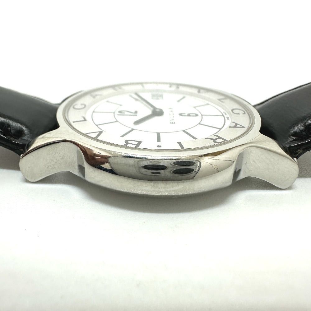 Bvlgari Bvlgari St35S Solo Tempo Quartz Date Wristwatch Ss Men Size ONE SIZE - 12 Thumbnail