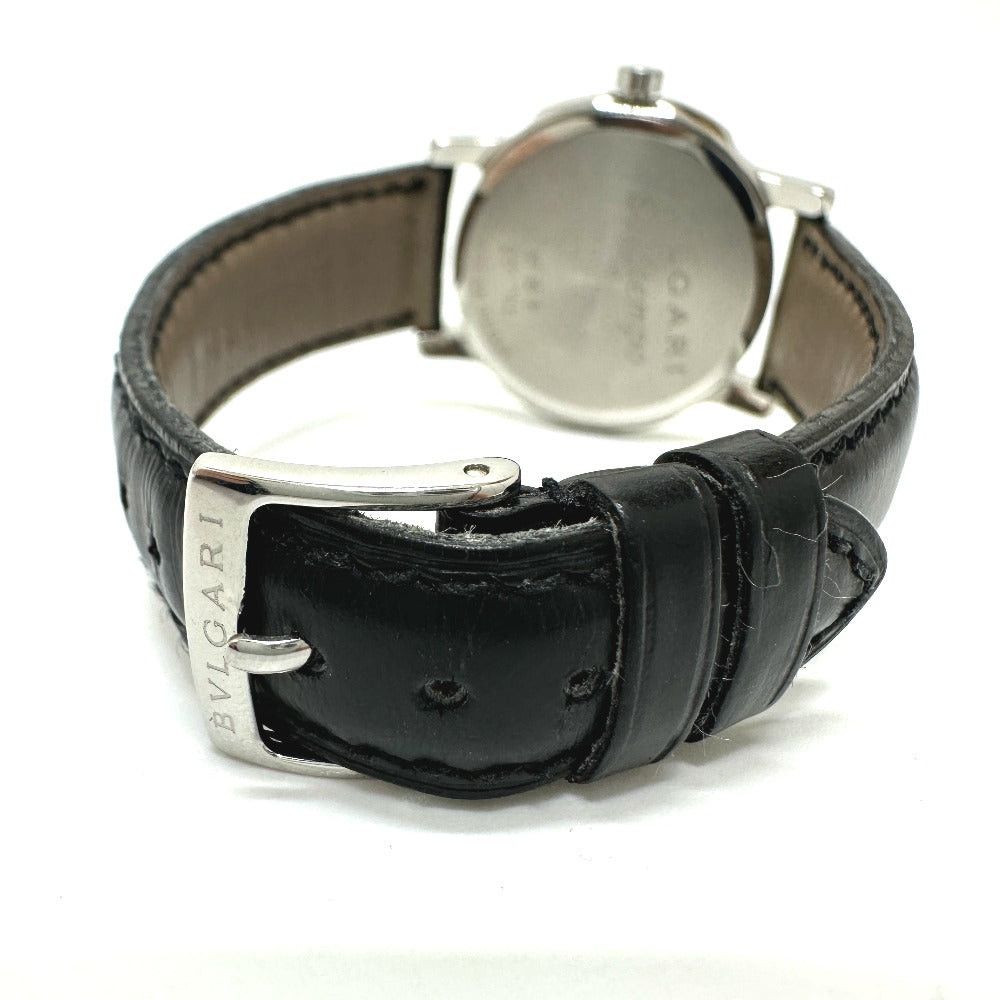 Bvlgari Bvlgari St35S Solo Tempo Quartz Date Wristwatch Ss Men Size ONE SIZE - 5 Thumbnail