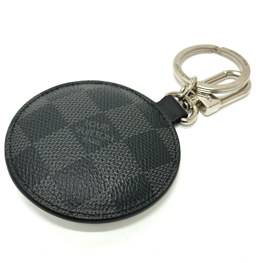 Louis Vuitton Louis Vuitton M68667 Damier Graphit Porte-Crée Padit Windowpane Rose (Hibiscus Syriacus) Key Ring Keychain Graphite Canvas Men Size ONE SIZE - 2 Thumbnail