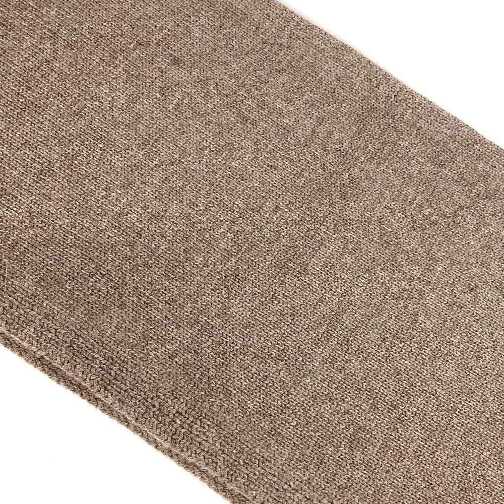 Hermes Hermes H393972T 03 Leather Patch Quarter Bash 2023 Autumn/Winter Collection Scarf Cashmere Men Ethupe Brown Size ONE SIZE - 4 Thumbnail