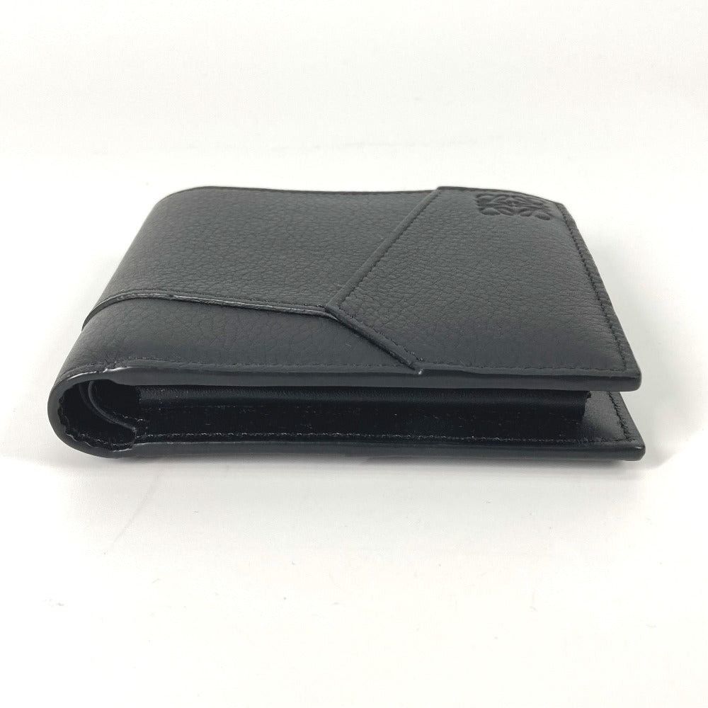 Loewe Loewe C510501X06 Anagram Puzzle Bifold Coin Wallet Compact Bi-Fold Leather Men Size ONE SIZE - 3 Thumbnail