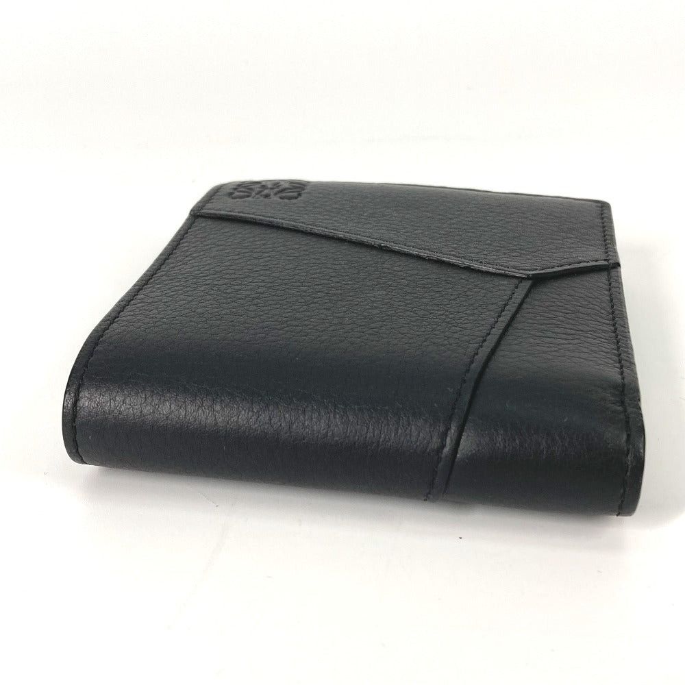 Loewe Loewe C510501X06 Anagram Puzzle Bifold Coin Wallet Compact Bi-Fold Leather Men Size ONE SIZE - 5 Thumbnail