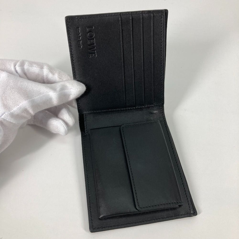 Loewe Loewe C510501X06 Anagram Puzzle Bifold Coin Wallet Compact Bi-Fold Leather Men Size ONE SIZE - 12 Thumbnail