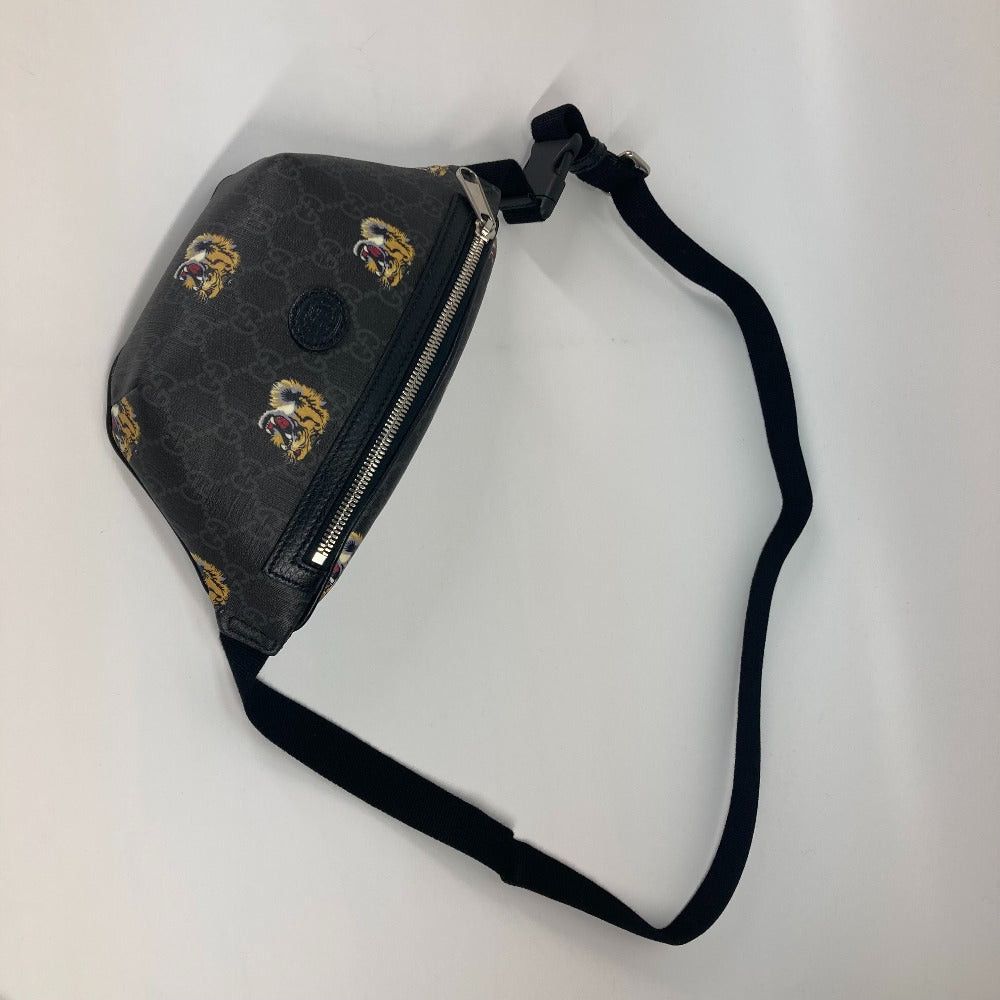 Gucci Gucci 675181 Gg Supreme Tiger Belt Bag Cross Briefcase Shoulder Body Canvas Men Size ONE SIZE - 14 Thumbnail