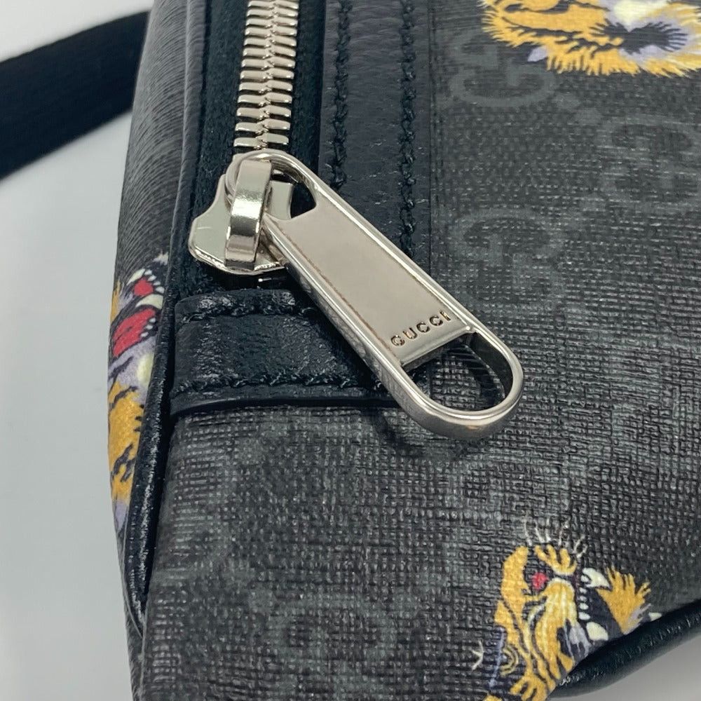 Gucci Gucci 675181 Gg Supreme Tiger Belt Bag Cross Briefcase Shoulder Body Canvas Men Size ONE SIZE - 4 Thumbnail