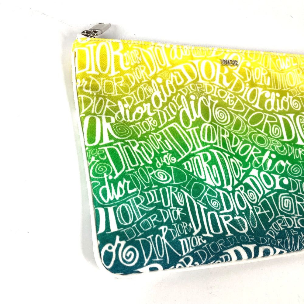 Dior Dior Stussy Stacy. Collaboration Pouch Clutch Bag Nylon Men Size ONE SIZE - 4 Thumbnail