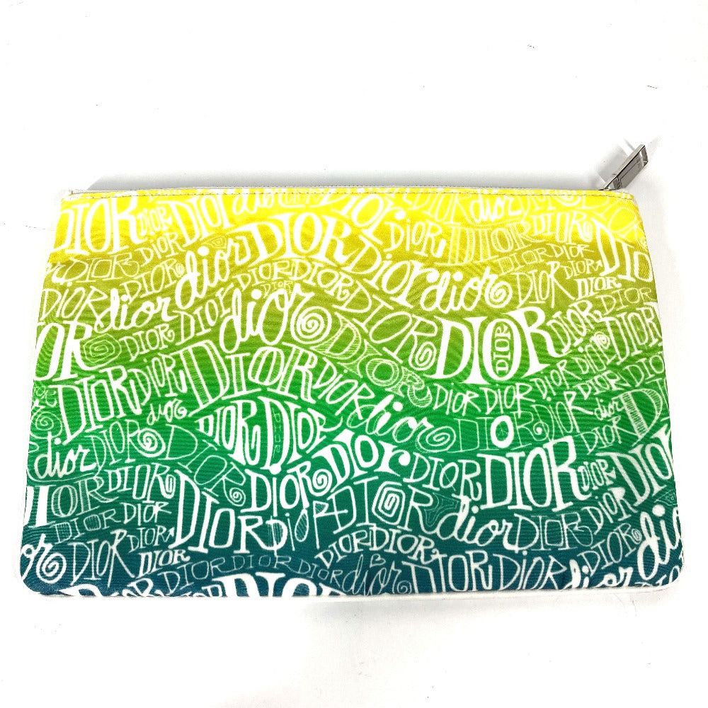 Dior Dior Stussy Stacy. Collaboration Pouch Clutch Bag Nylon Men Size ONE SIZE - 6 Thumbnail