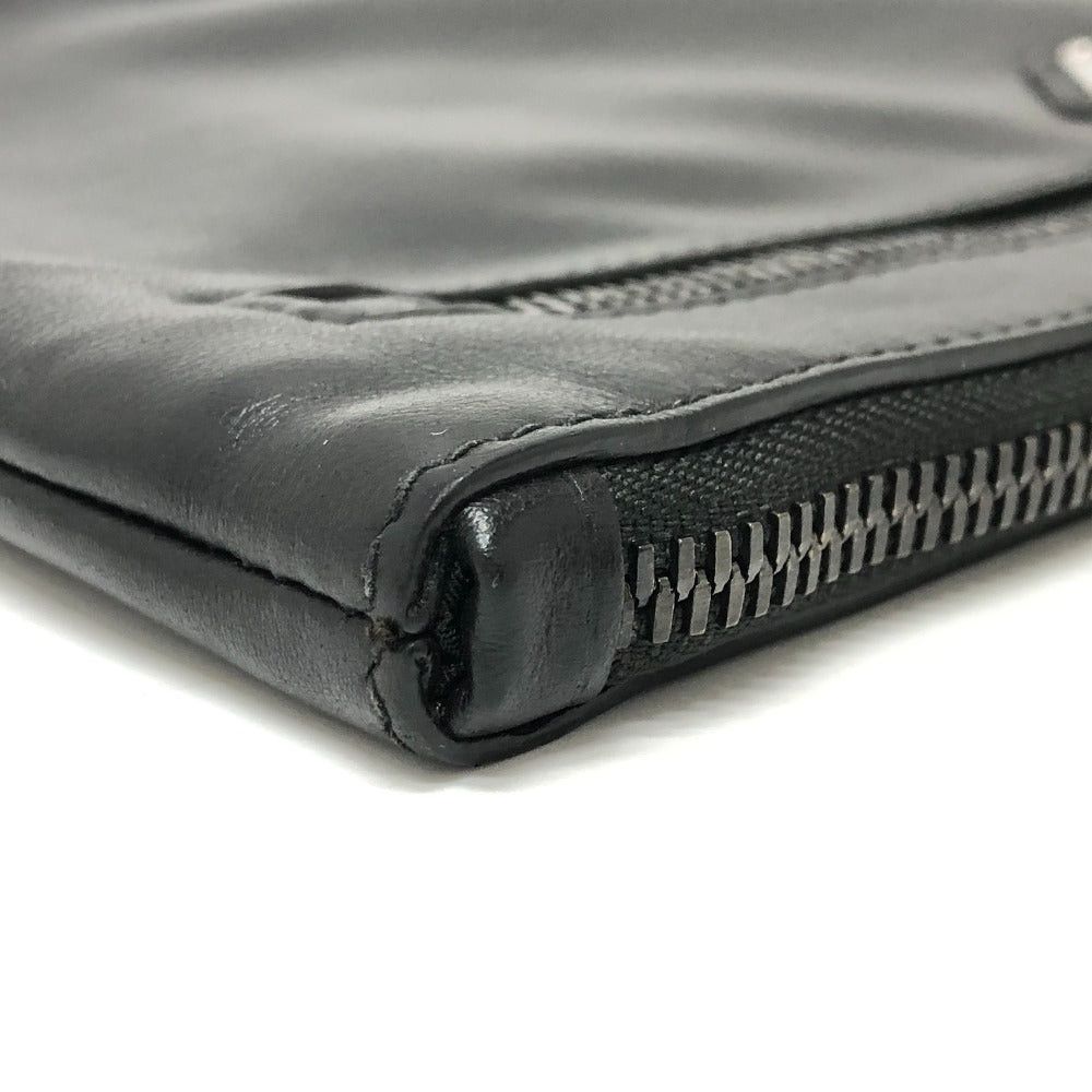 Prada Prada Triangle Logo With Straps Briefcase Clutch Bag Leather Men Size ONE SIZE - 6 Thumbnail