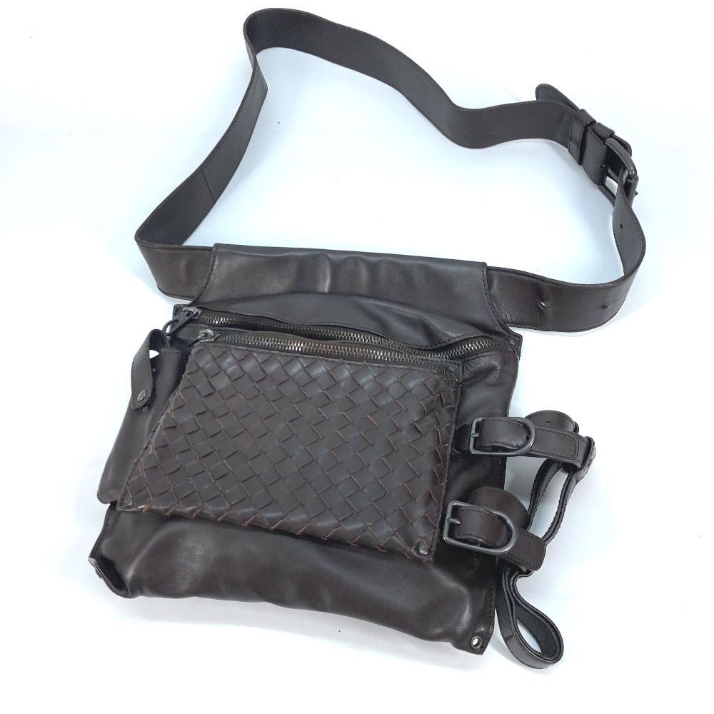 Bottega Veneta Bottega Veneta Belt Bag Leather-Weaving Technique Briefcase Shoulder Waist Pouch Cross Body Leather Men Size ONE SIZE - 7 Thumbnail