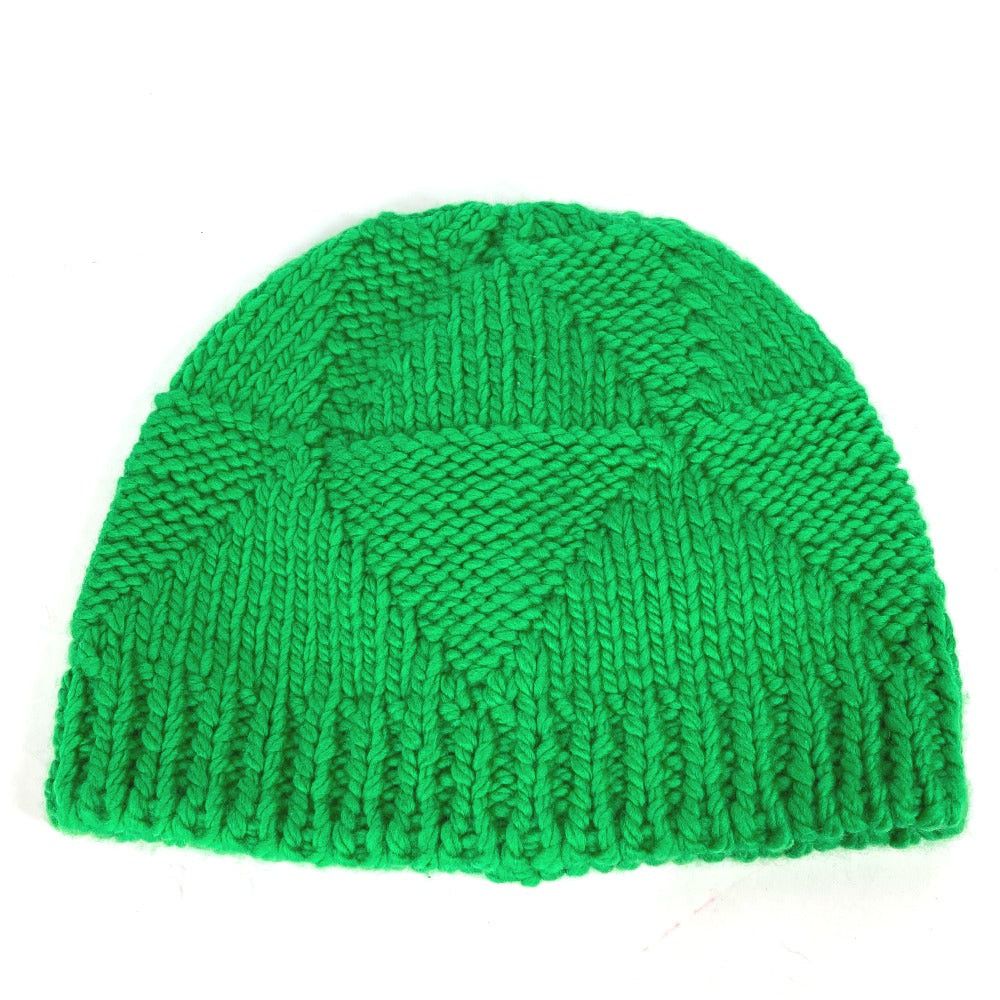 Bottega Veneta Bottega Veneta 667657 Leather-Weaving Technique Beanie Chapeau Knitted Hat Knit Cap Wool Men Size ONE SIZE - 3 Thumbnail