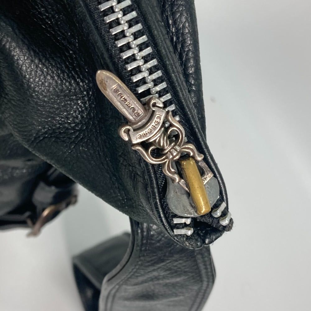 Chrome Hearts Chrome Hearts Briefcase Bs Flare Shawl Shoulder Bag Leather Men Black Size ONE SIZE - 10 Thumbnail