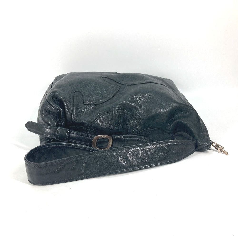 Chrome Hearts Chrome Hearts Briefcase Bs Flare Shawl Shoulder Bag Leather Men Black Size ONE SIZE - 4 Thumbnail