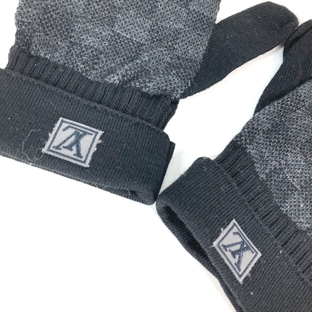 Louis Vuitton Louis Vuitton M70006 Damier Graphit Gompti Glove Wool Men Size ONE SIZE - 2 Thumbnail