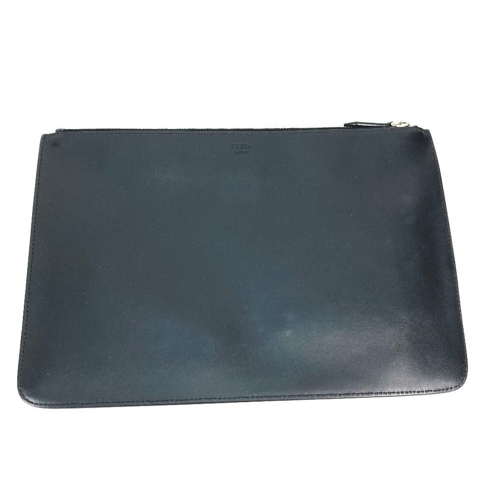 Fendi Fendi 7N0078 Monster Bugs Pouch Briefcase Clutch Bag Leather Men Size ONE SIZE - 8 Thumbnail
