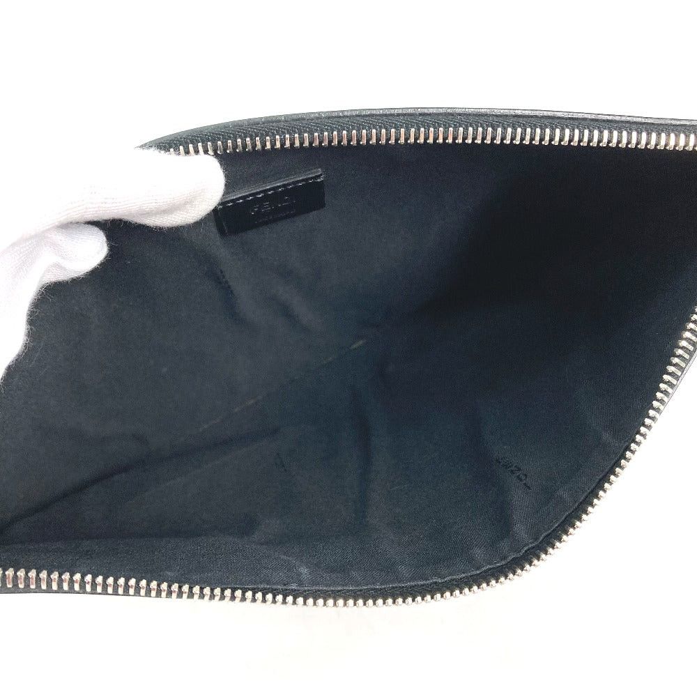 Fendi Fendi 7N0078 Monster Bugs Pouch Briefcase Clutch Bag Leather Men Size ONE SIZE - 10 Thumbnail