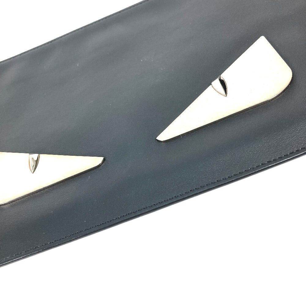 Fendi Fendi 7N0078 Monster Bugs Pouch Briefcase Clutch Bag Leather Men Size ONE SIZE - 3 Thumbnail