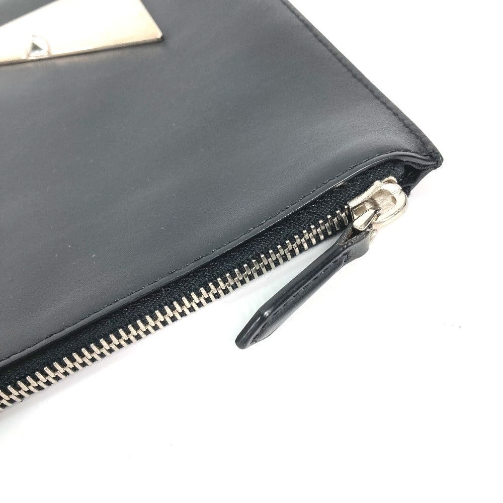 Fendi Fendi 7N0078 Monster Bugs Pouch Briefcase Clutch Bag Leather Men Size ONE SIZE - 6 Thumbnail