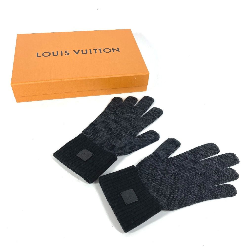 Louis Vuitton Louis Vuitton M77992 Globe Neo Petit Damier Glove Wool Men Size ONE SIZE - 2 Thumbnail