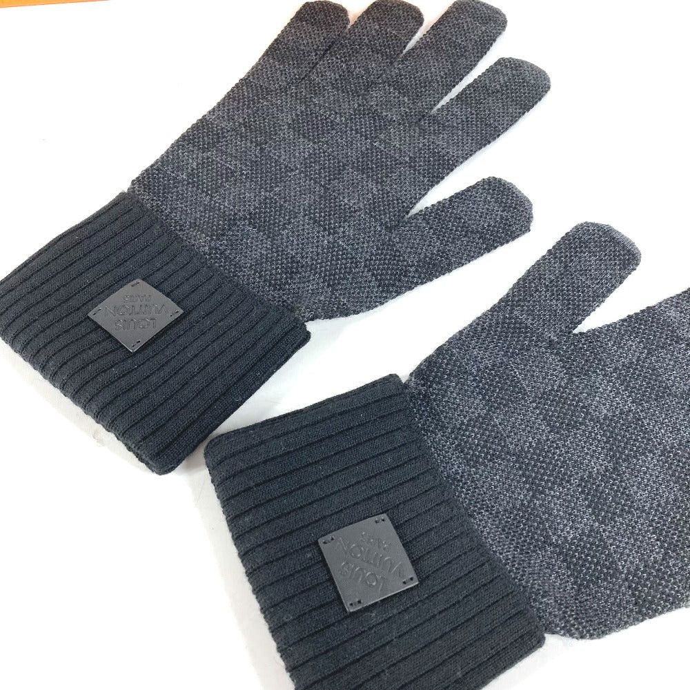 Louis Vuitton Louis Vuitton M77992 Globe Neo Petit Damier Glove Wool Men Size ONE SIZE - 3 Thumbnail