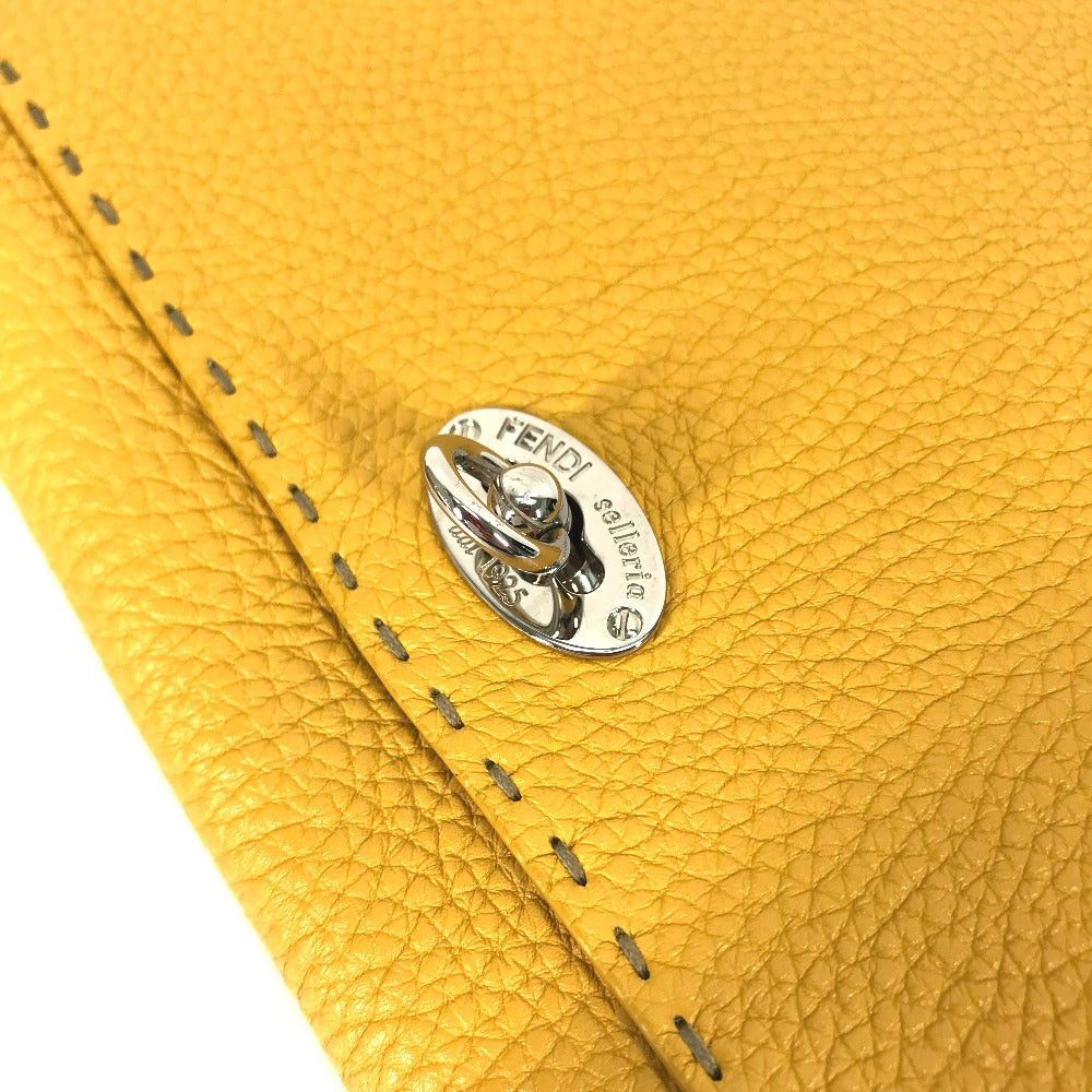 Fendi Fendi Cereal Pouch Briefcase Clutch Bag Leather Men Size ONE SIZE - 7 Thumbnail